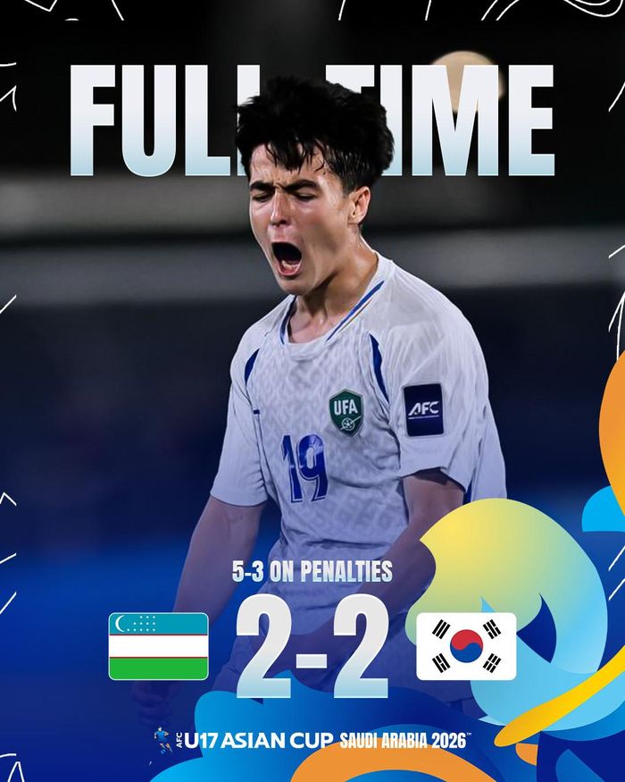 U17 Uzbekistan sẽ chạm trán U17 Nhật Bản ở bán kết - Ảnh: AFC