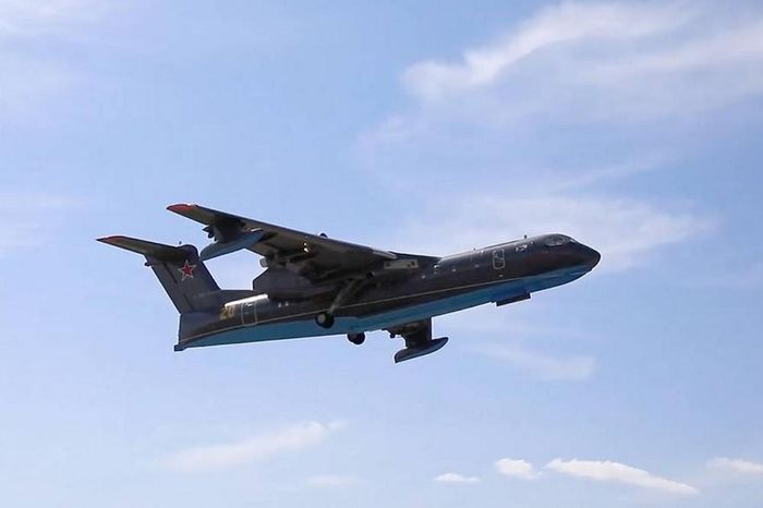 Máy bay Be-200. Ảnh: Văn phòng báo chí Bộ Quốc phòng Nga/TASS