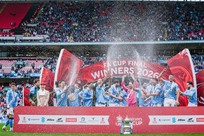 Man City giành danh hiệu thứ hai trong mùa giải. Ảnh: MCFC