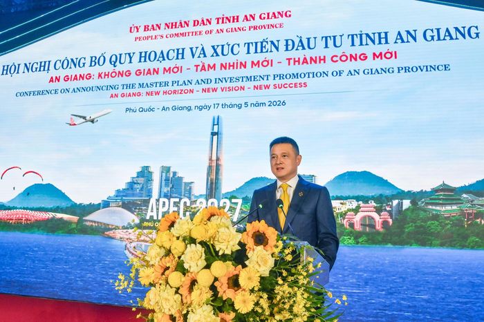 Ông Đặng Minh Trường - Chủ tịch HĐQT Tập đoàn Sun Group phát biểu tại hội nghị. Ảnh: Ánh Dương