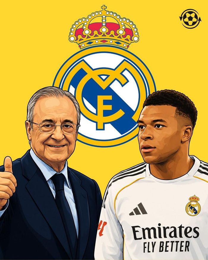 Chủ tịch Perez sẽ nói chuyện trực tiếp với Mbappe và yêu cầu những thay đổi từ tiền đạo này. Ảnh: Transfer News Live
