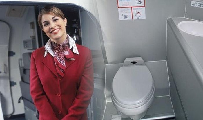 Tiếp viên hàng không luôn trăn trở với vấn đề nhà vệ sinh trên máy bay. Ảnh minh họa