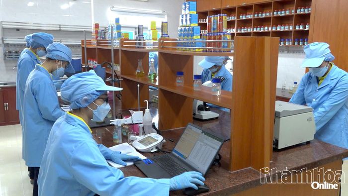 Hoạt động nghiên cứu sản phẩm mới tại Công ty Cổ phần Nước giải khát Yến sào Khánh Hòa.