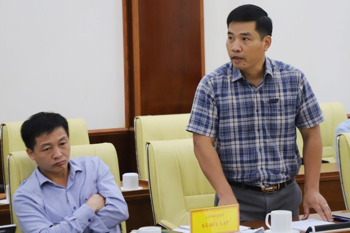 Lãnh đạo UBND xã Thuận An kiến nghị một số nội dung để đẩy nhanh thực hiện các dự án
