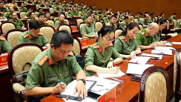  Công an các đơn vị, địa phương tham dự Hội nghị quán triệt, triển khai cao điểm