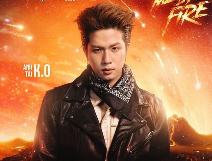 "Anh tài" K.O - thành viên nổi bật của nhóm nhạc Uni5. 