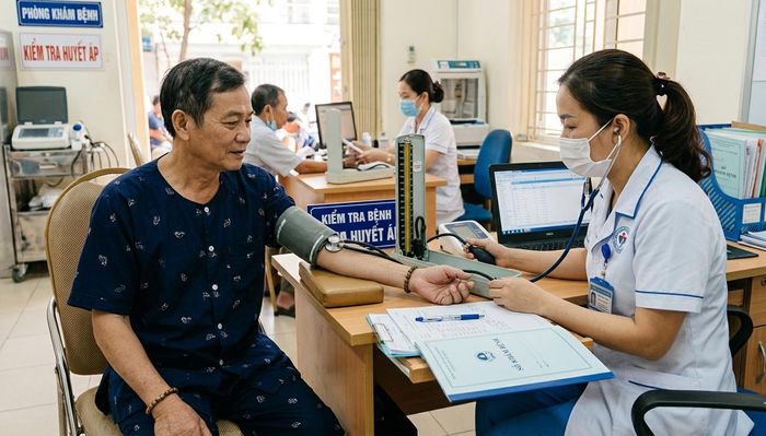 Cần thăm khám và điều trị kịp thời nếu thường xuyên chóng mặt, đau đầu, mệt mỏi, có lúc bị choáng hoặc ngất; hoặc đo huyết áp nhiều lần thấy có bất thường. Ảnh minh họa