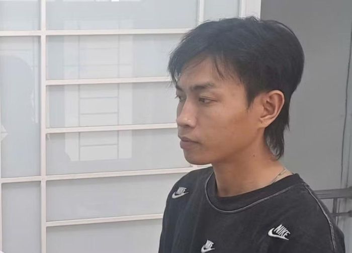 Nguyễn Tuấn Khanh tại cơ quan Công an. Ảnh: CACC.