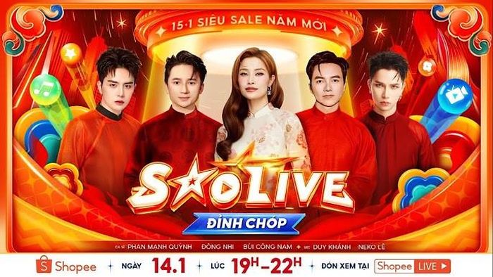 Livestream bán hàng với sự góp mặt của nghệ sĩ, KOC ngày càng phổ biến trên các nền tảng số. Ảnh: Tú Trinh/BNEWS/TTXVN