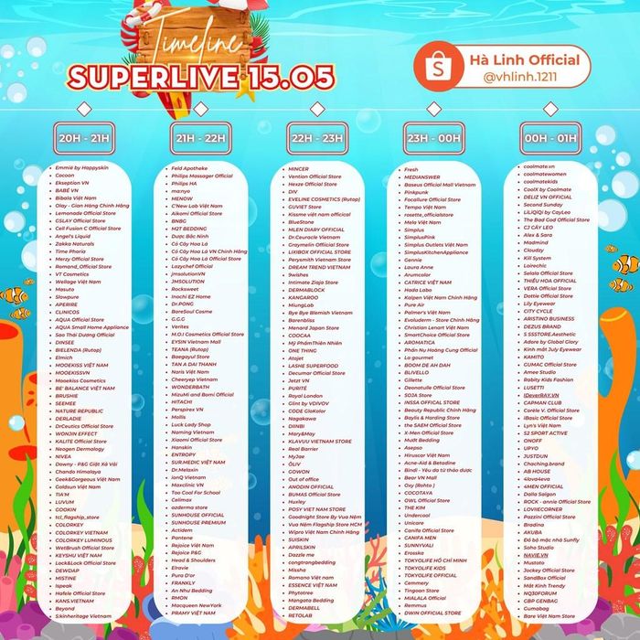 Nhiều thương hiệu tham gia phiên livestream của KOC trong dịp sale giữa tháng. Ảnh: Tú Trinh/BNEWS/TTXVN