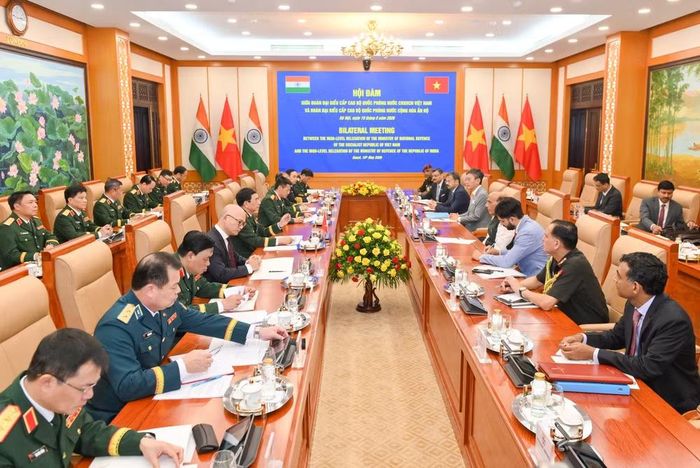 Quang cảnh hội đàm.