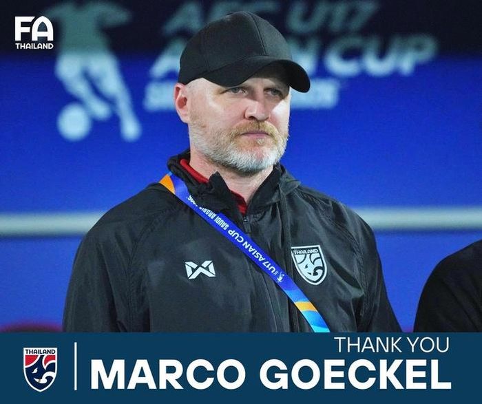 HLV Marco Gockel rời ghế nóng U17 Thái Lan sau chưa đầy 1 năm gắn bó (Ảnh: FAT)