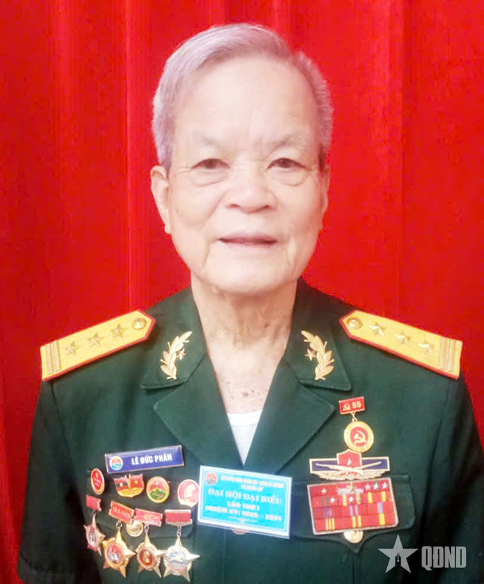 Thượng tá, cựu chiến binh Lê Đức Phán.