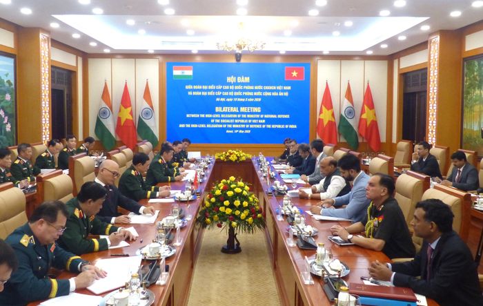  Quang cảnh cuộc hội đàm. Ảnh: VIẾT CHUNG 