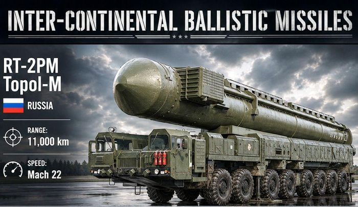 Tên lửa Topol-M. Ảnh: MilitaryWorld