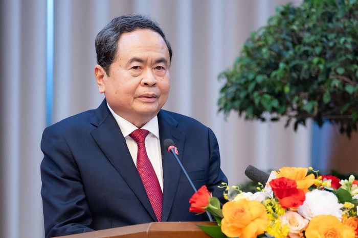 Chủ tịch Quốc hội Trần Thanh Mẫn phát biểu. Ảnh: QH