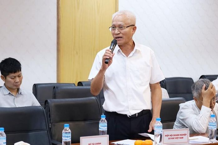 PGS.TS Nguyễn Chỉ Sáng, Chủ tịch Hiệp hội doanh nghiệp cơ khí Việt Nam. 