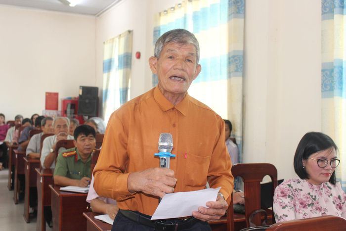 Cử tri Phan Văn Năm - khu phố Phú Nhan kiến nghị