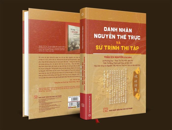 Cuốn “Danh nhân Nguyễn Thế Trực và Sứ trình thi tập” - Ảnh: NVCC