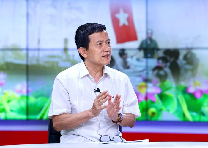 PGS.TS Nguyễn Mạnh Hà tại Chương trình. Ảnh: Viết Thành