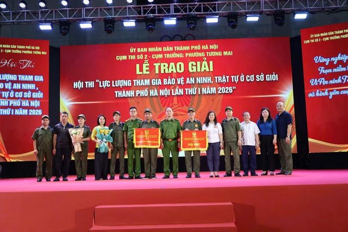 Đội tuyển phường Tương Mai đoạt giải nhất