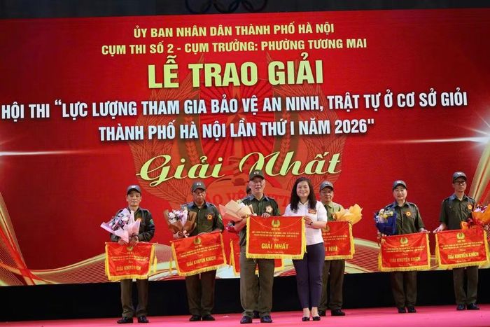 Đội tuyển phường Tương Mai giành giải nhất của hội thi