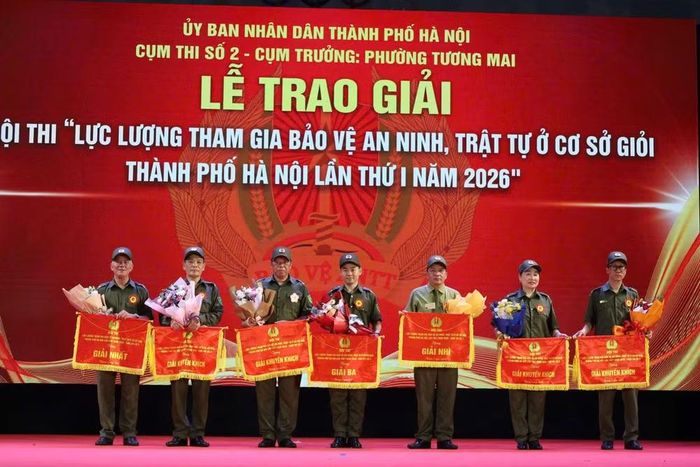 Giải Nhì thuộc về đội tuyển phường Hai Bà Trưng