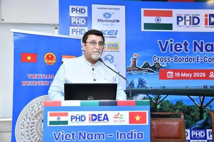 Ông Naveen Seth, Phó Tổng Thư ký Phòng Thương mại và Công nghiệp PHD cho rằng, Diễn đàn “Thương mại điện tử xuyên biên giới Việt Nam-Ấn Độ” tạo nền tảng kết nối hiệu quả giữa cộng đồng doanh nghiệp Việt Nam và Ấn Độ,