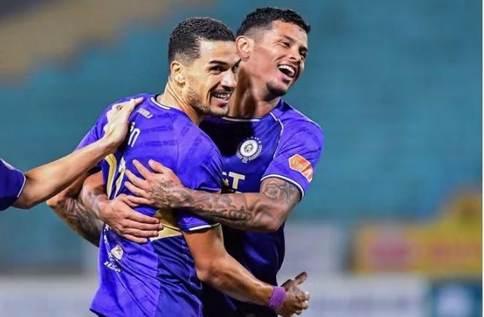 5. Hendrio - Hà Nội FC: 9 bàn thắng. Ảnh: Hà Nội FC.