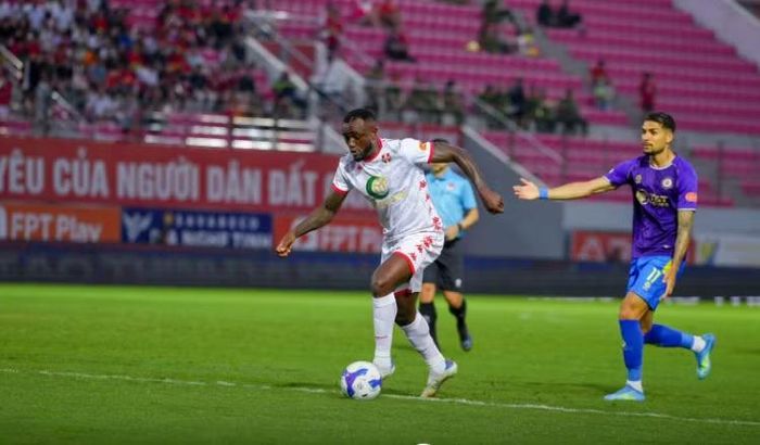 3. Joel - Hải Phòng FC: 10 bàn thắng. Ảnh: Hải Phòng FC.