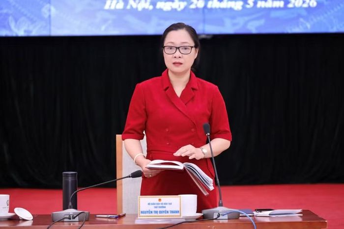 Thứ trưởng Nguyễn Thị Quyên Thanh phát biểu tại hội thảo.