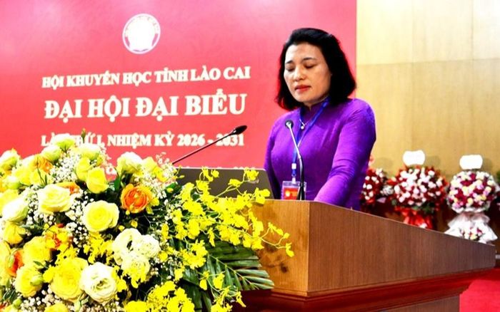 Lãnh đạo phường Lào Cai nêu các giải pháp xây dựng "Công dân số", "Khuyến học số" ở địa phương. Ảnh: Quốc Hồng