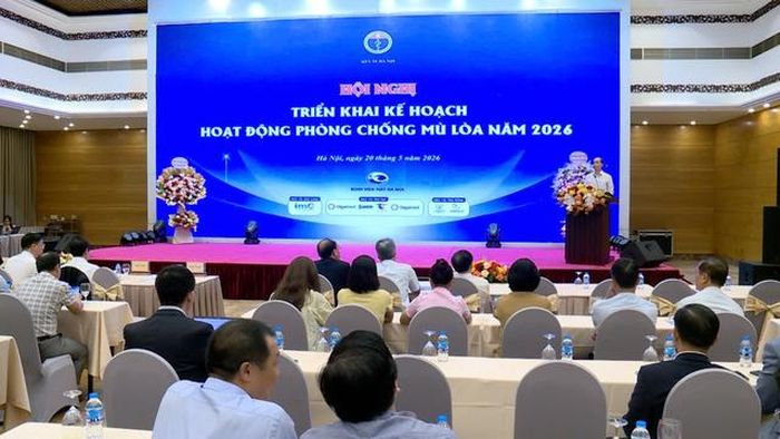 Toàn cảnh Hội nghị Triển khai kế hoạch hoạt động phòng chống mù lòa năm 2026.