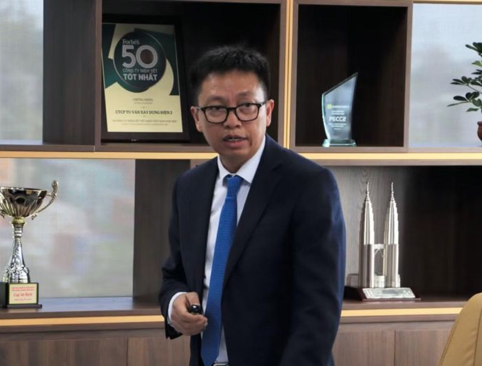 Chủ tịch HĐQT Công ty Xây dựng Điện 2 Nguyễn Chơn Hùng. Ảnh: PECC2.