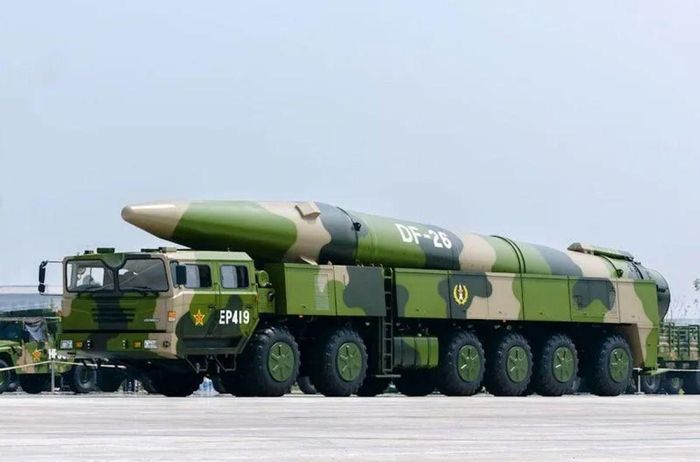 Tên lửa DF-26 của Trung Quốc. Ảnh: missilethreat.csis.org