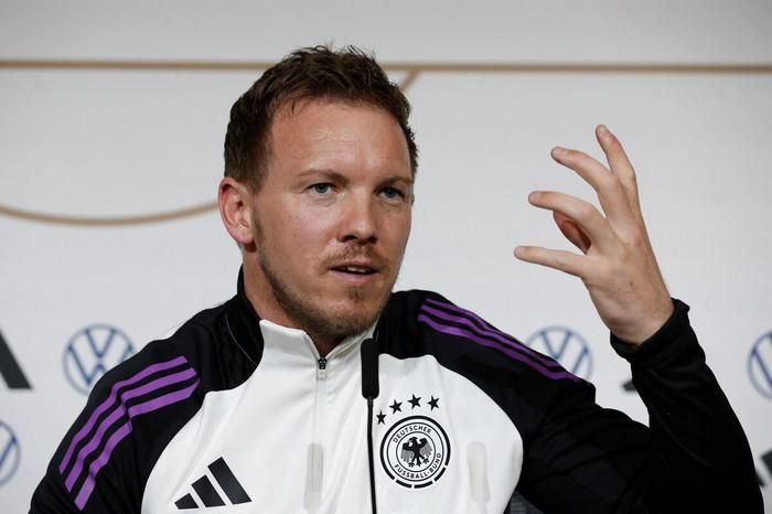 Julian Nagelsmann đã công bố danh sách và cho thấy tham vọng rất lớn cùng tuyển Đức trước World Cup 2026. Ảnh: Reuters