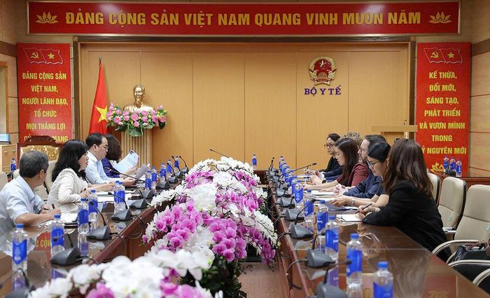 Quang cảnh buổi tiếp.