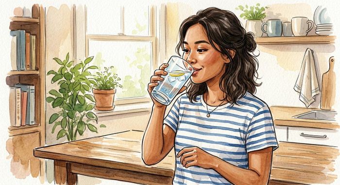 Thận lọc khoảng 200 lít máu mỗi ngày và phụ thuộc vào nước để duy trì lưu thông ổn định. Ảnh: AI
