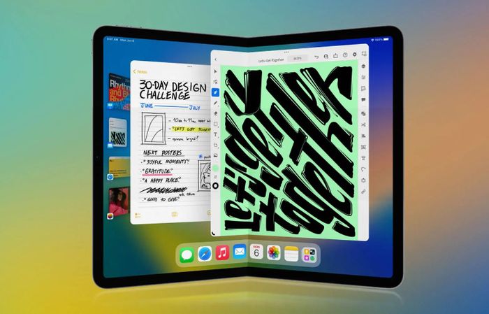 Apple vẫn âm thầm phát triển iPad gập? Ảnh: 9to5mac