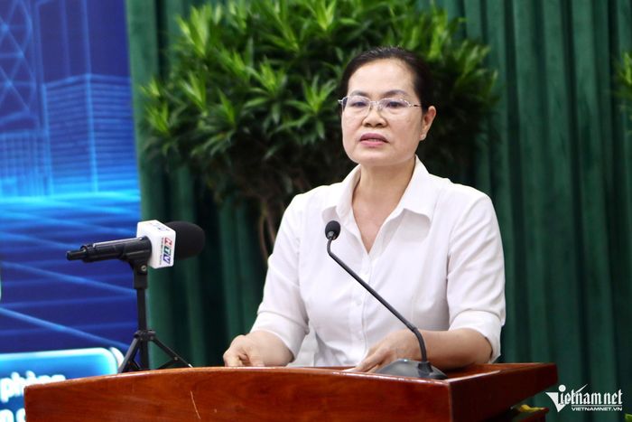Bà Nguyễn Thị Hồng Hạnh, Giám đốc Sở Tư pháp TPHCM. Ảnh: PS