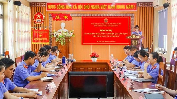  Hội nghị rút kinh nghiệm, nâng cao ứng dụng nền tảng quản lý án hình sự.