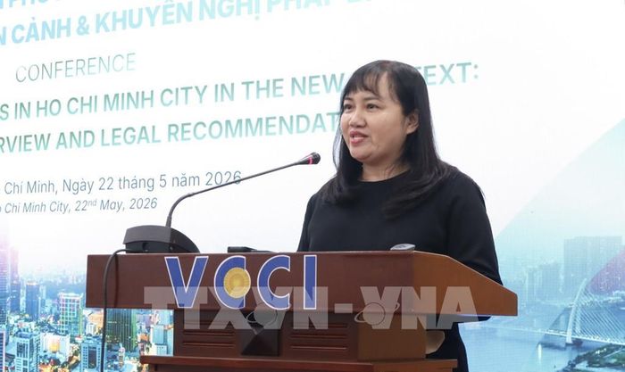 Bà Cao Thị Phi Vân, Phó Giám đốc ITPC phát biểu tại hội nghị. Ảnh: Xuân Anh - TTXVN