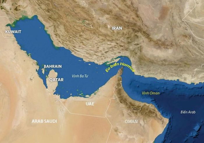 Eo biển Hormuz. Ảnh: ST