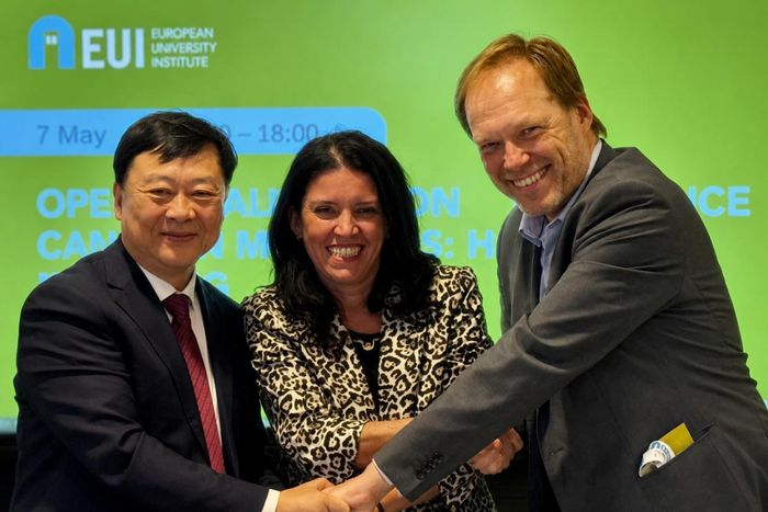 Liên minh mở về thị trường carbon tuân thủ (OCCCM) với sự tham gia của đại diện 3 thành viên sáng lập- EU, Trung Quốc và Brazil. Nguồn ảnh: European Commission
