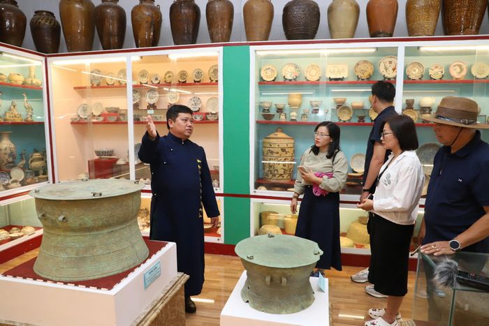 Không gian văn bóa tại Bảo tàng cổ vật Bình Thuận, phường Mũi Né, tỉnh Lâm Đồng tạo chiều sâu cho trải nghiệm của du khách