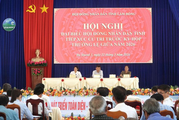 Hội nghị tiếp xúc cử tri xã Đạ Huoai 3