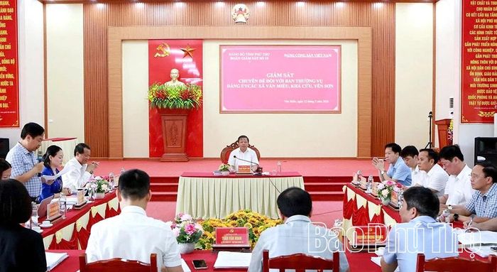 Quang cảnh buổi giám sát.