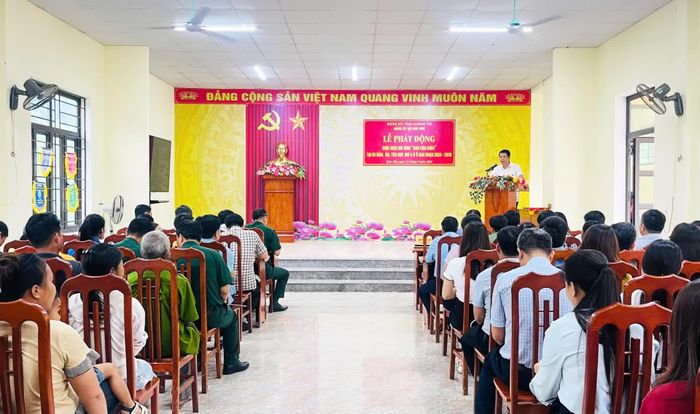 Đảng ủy xã Kim Phú tổ chức lễ phát động thực hiện mô hình “Dân vận khéo”, giai đoạn 2026-2030 - Ảnh: X.P