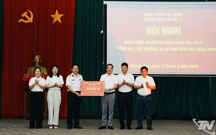 Tỉnh Thái Nguyên ủng hộ 1 tỷ đồng xây dựng các công trình trên biển đảo và phòng, chống thiên tai.