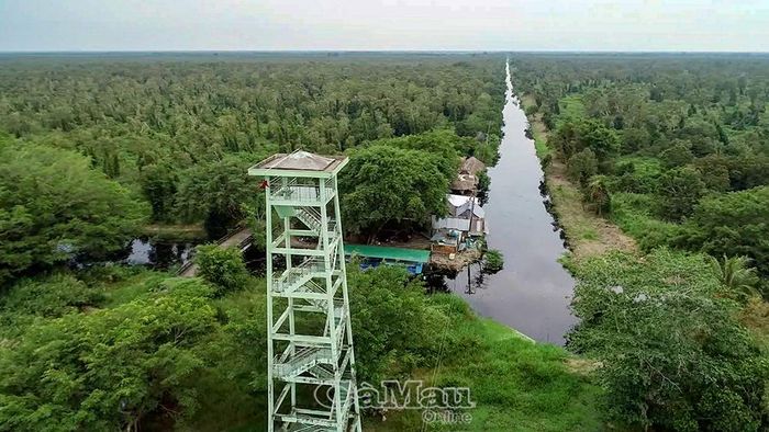Chòi quan sát được bố trí tại các vị trí trọng điểm, phục vụ theo dõi, phát hiện sớm nguy cơ cháy rừng.